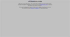 Desktop Screenshot of egiantess.com